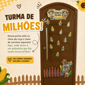 Painel de porta - Turma de Milhões