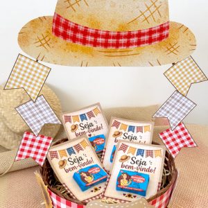 Cesta de Recepção - Festa Junina